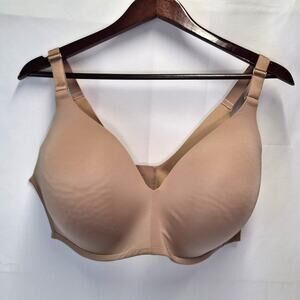 Soma Warm Amber Nude Beige Vanishing 360 Wireless Full Coverage Bra 40DDD